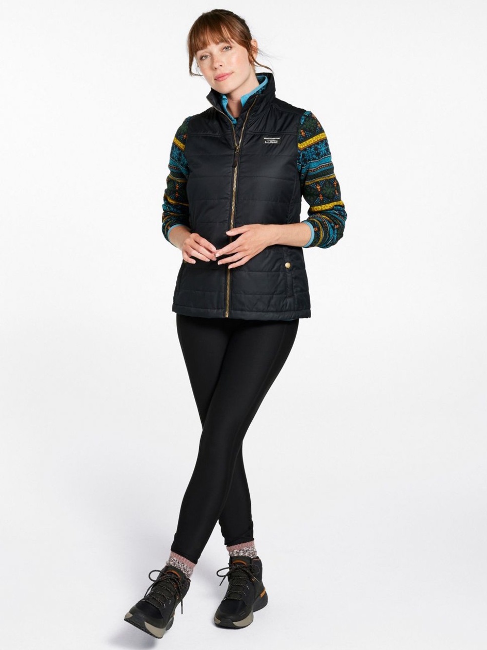 L.L.Bean Women's Mountain Classic Puffer Vest Mediums - Picture 2 of 16